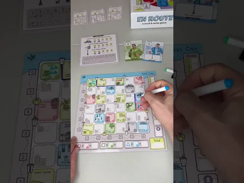 En Route in 60 Seconds #boardgames