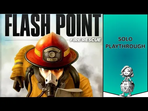 Flash Point: Fire Rescue Solo Playthrough | Can I Save Everyone Before the Building Collapses?