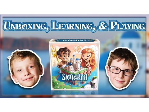 Unboxing, Learning, and Playing SANTORINI!