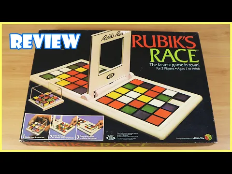 Rubiks Race Board Game Review | Board Game Night