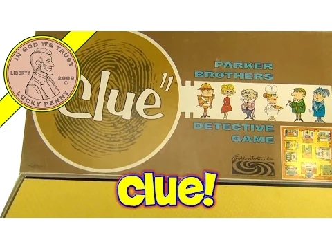 How To Play The Vintage Board Game 1963 Clue Detective From Parker Brothers