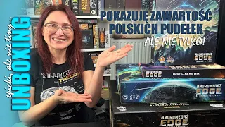 WIELKIE ODPAKOWANIE - polskie pudełka gry Andromeda's Edge | Lucky Duck Games
