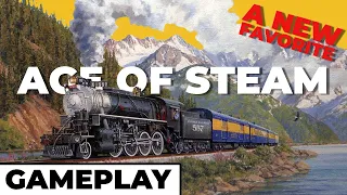 Why We Absolutely Love - Age of Steam - 4p Gameplay