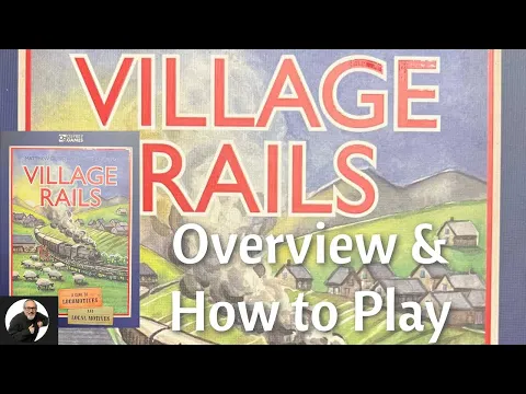 Village Rails Board Game | Osprey Games | Overview & How to Play | A Card game of Locomotives