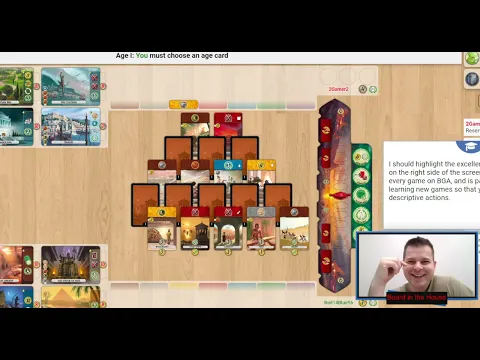 7 Wonders Duel Tutorial from BGA | Learn to Play 7WD