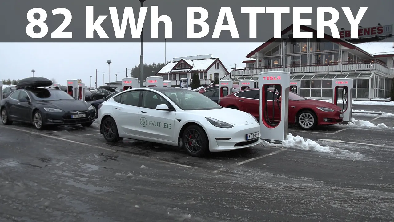 2021 Tesla Model 3 Performance range test