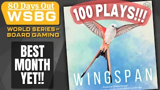 100 Games of Wingspan! - WSBG TRAINING UPDATE! (80 Days Out)
