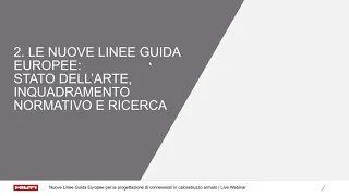 Le Nuove Linee Guida Europee: stato dell’arte, inquadramento n...
