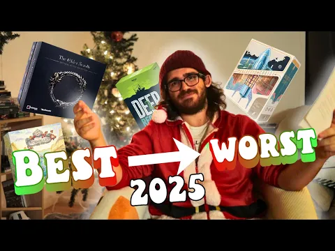 Every 2025 Board Game Ranked Worst to Best (But It’s a Poem)