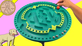 Vintage 1971 Ideal Counteract Balancing Board Game
