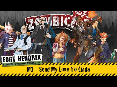 Zombicide 2nd Edition: Fort Hendrix Campaign (Mission M3) Board Game Gameplay | Live Stream Replay