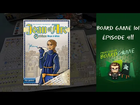 Board Game 101 (EP411) Jeanne d'Arc: Orléans Draw & Write - Règles et critique