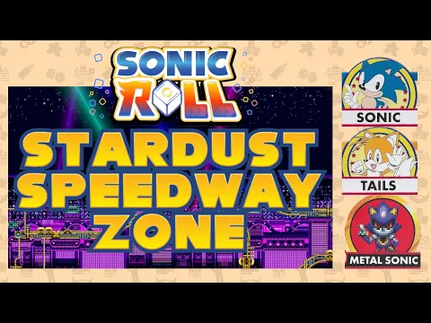 Stardust Speedway Zone | Sonic Roll Session | Sonic & Tails