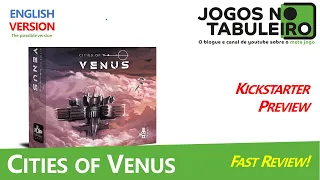Cities of Venus: Kickstarter Preview and Opinion (ING)