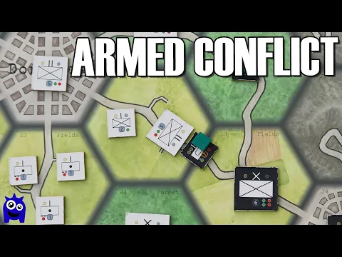 Armed Conflict First Look & Overview | Hex & Counters Warfare Simulator | Wargame