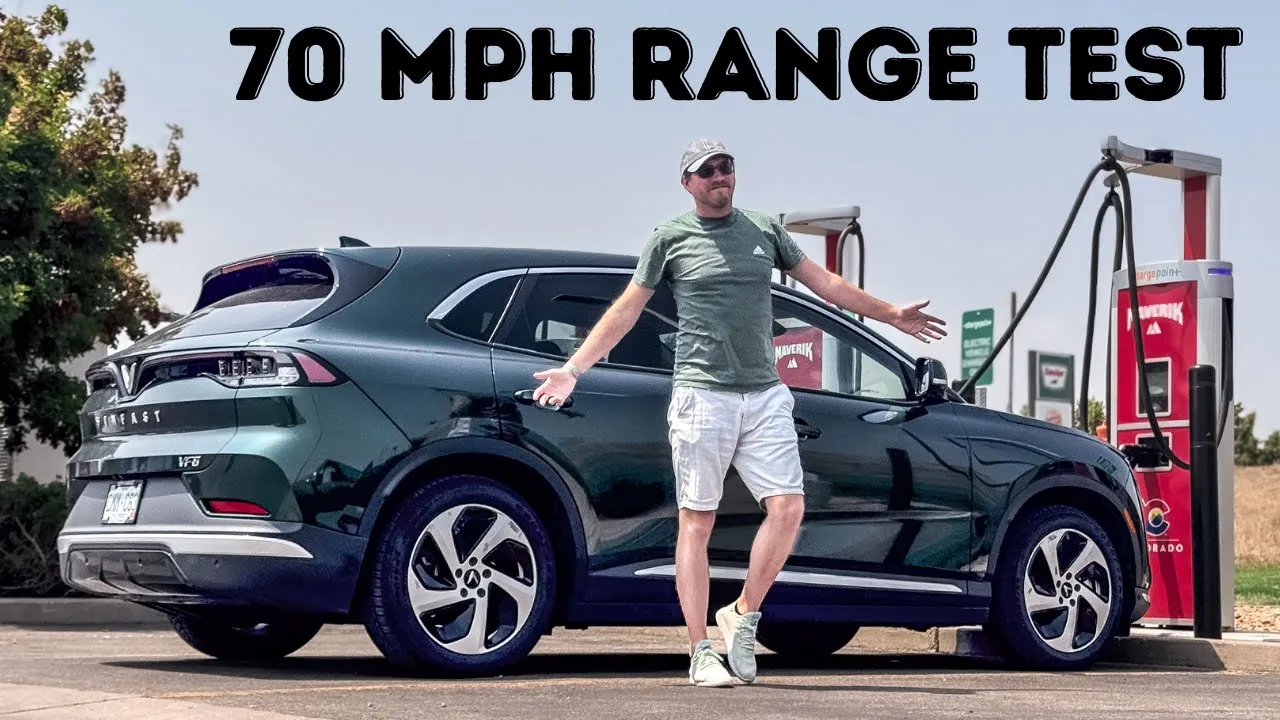 VinFast VF8 70-MPH Highway Range Test!
