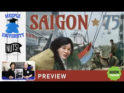 Saigon 75 Board Game – Kickstarter Preview Overview