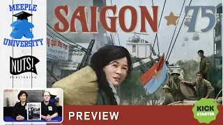 Saigon 75 Board Game – Kickstarter Preview Overview