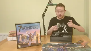 Unboxing the Second Edition of 7 Wonders!