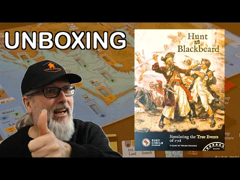 Hunt for Blackbeard | A Board Game by Fort Circle Games | Designed by Volko Ruhnke | Unboxing