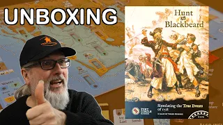 Hunt for Blackbeard | A Board Game by Fort Circle Games | Designed by Volko Ruhnke | Unboxing