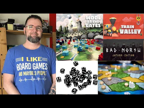 Josh Yaks video and board games played in November 2025, including a BIG Kickstarter game