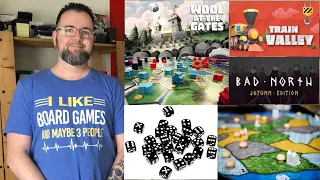 Josh Yaks video and board games played in November 2025, including a BIG Kickstarter game