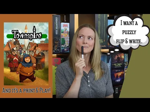 TOWNSPIRE | A Flip & Write Village-Building Game...and It's a Print and Play!