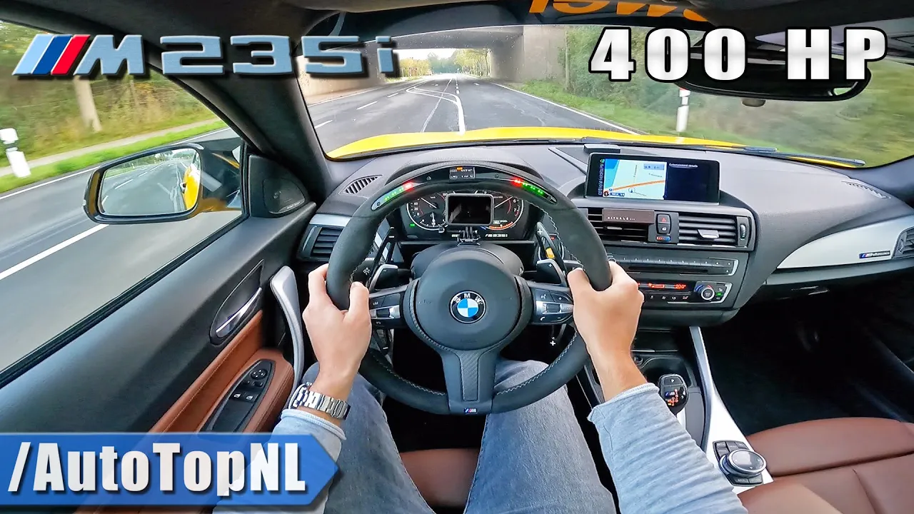 400HP BMW M235i *LED STEERING WHEEL* POV Test Drive by AutoTopNL