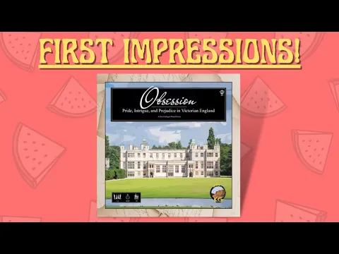 Obsession - First Impressions!