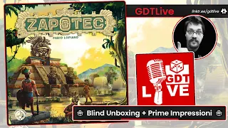 ZAPOTEC: prime impressioni e unboxing "alla cieca"
