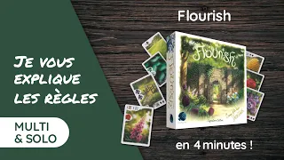 Je vous explique les règles de FLOURISH en moins de 4 minutes!