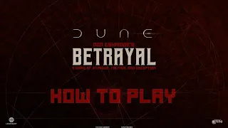 HOW TO PLAY | Dune: Betrayal
