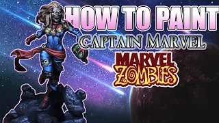 How To Paint Captain Marvel - Marvel Zombicide