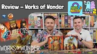 Works of Wonder Expansion for Architects of the West Kingdom - Review!