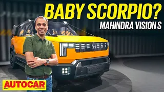 Mahindra Vision S concept - Sub-4 meter SUV for off-roading! | Walkaround | Autocar India