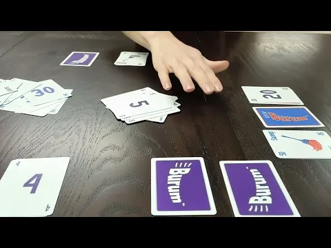 Play of a Round of the Burum Card Game #cardgames #BurumMakesSweepingFun #fun