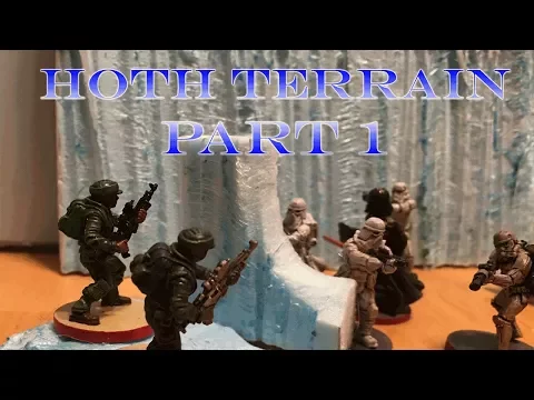 Star Wars Legion - Making Hoth Terrain - Part 1