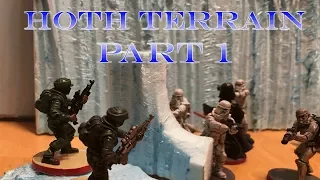 Star Wars Legion - Making Hoth Terrain - Part 1