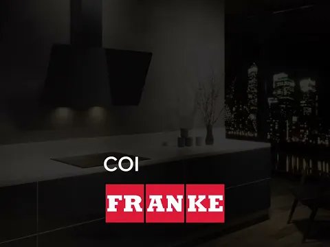 Coifa de Parede Franke 90cm Preto com Vidro 5 e 6 Bocas Evo 15309 220V