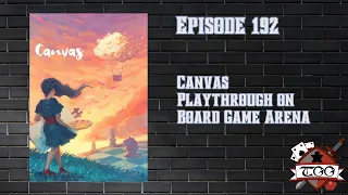 Canvas Board Game Playthrough on Board Game Arena | Full Gameplay & Strategy