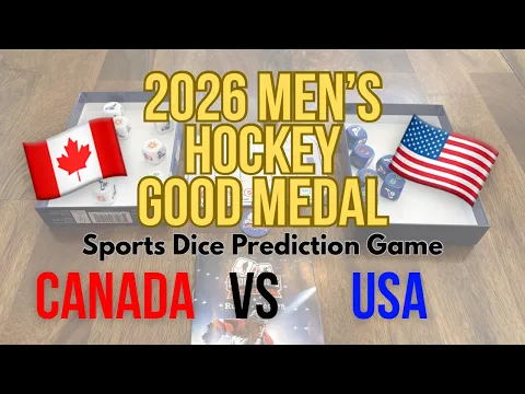 2026 Men’s Hockey Olympic Gold Medal Sports Dice Prediction Game