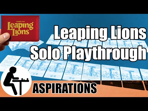 Leaping Lions Solo Playthrough: Aspirations