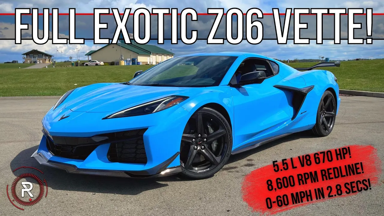 The 2023 Chevrolet Corvette Z06 Is A Race Car That Screams Like An American Ferrari