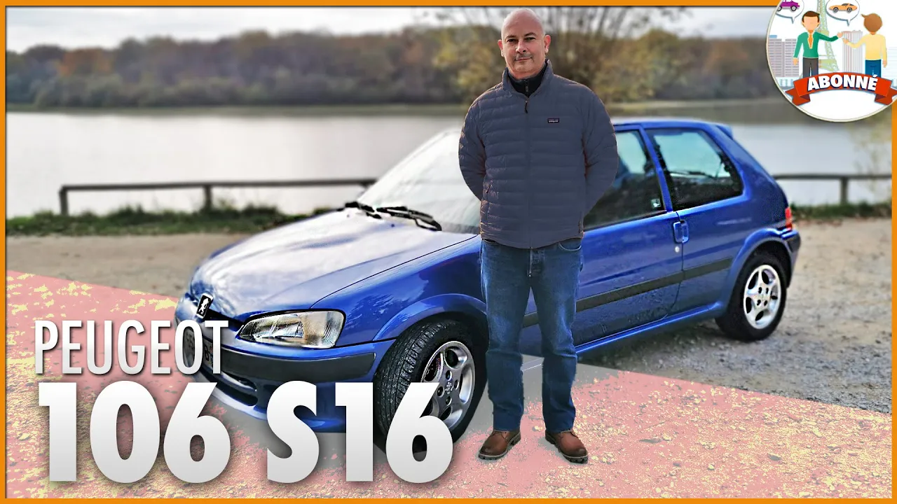 PEUGEOT 106 S16 🇫🇷 Une Super ECOLE de PILOTAGE !