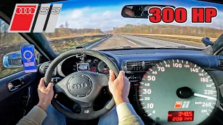 300HP Audi S3 8L makes ALL THE RIGHT SOUNDS on AUTOBAHN!