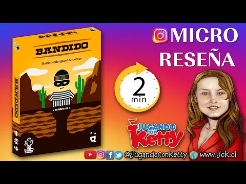 Bandido (Micro Reseña) [JcK / Juego de Mesa / IGTV / Helvetiq / Gen X / Fractal]