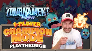 Tiny Ninjas: Tournament (1-Player "Champion" Playthrough)