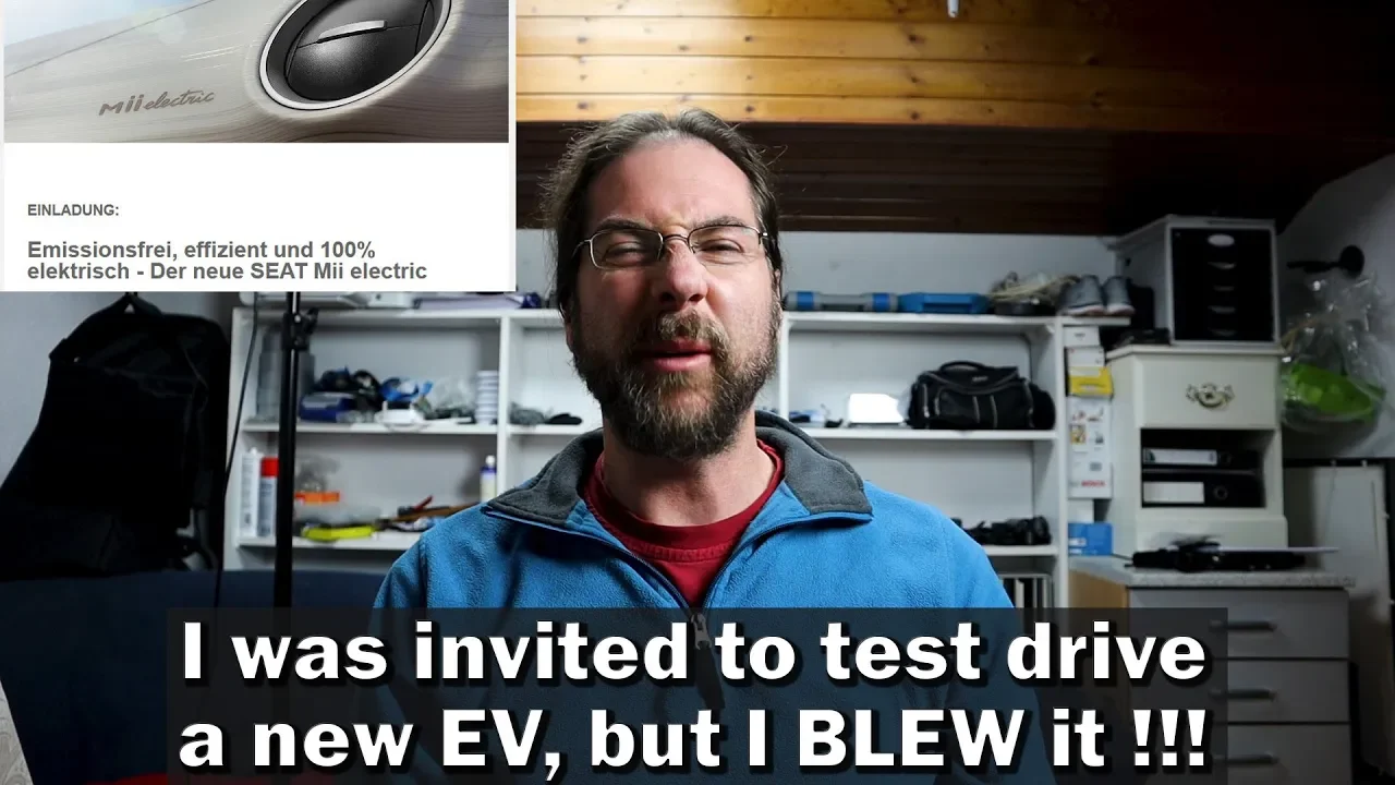 I was invited to testdrive a new EV, but I BLEW it!