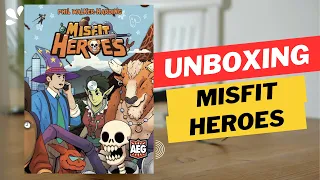Unboxing Misfit Heroes: The Newest Game from Phil Walker-Harding!